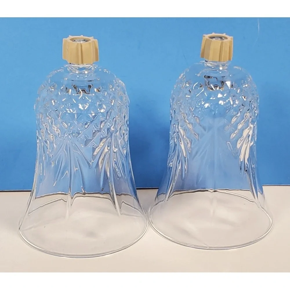 Vintage Votive Cups Windsor Patt Glass Peg Candle Home Interior N/Grippers QTY 2